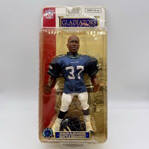 2006 Seahawks #37 Shaun‎ Alexander Blue Jersey Gladiators of the Gridiron Figure